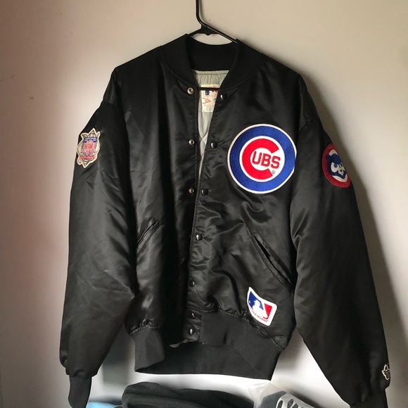 Vintage Chicago Cubs Bomber Jacket Union Made - Picture 1 of 4
